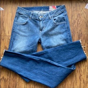 Siwy Denim Jeans Kat contoured Boot Raw Hem 30